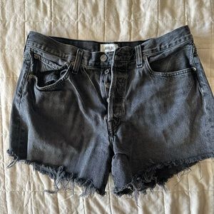 Agolde Parker Distressed High Waist Cutoff, size 30